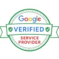 Google Verified Service Provider badge confirming Integrity Roofing as a trusted, certified roofing contractor in Biloxi MS serving the Mississippi Gulf Coast with roof repair, replacement, and FORTIFIED™ roofing.