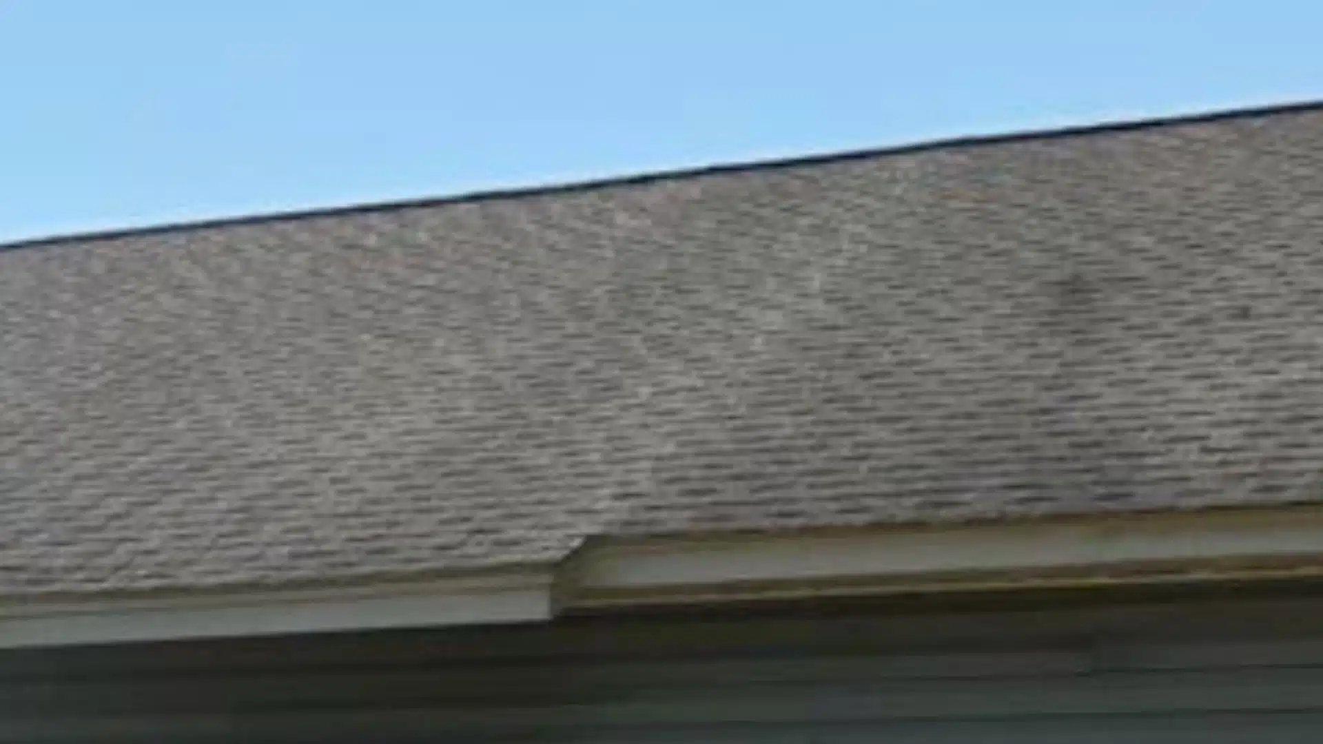Black streaks caused by roof algae on asphalt shingles in Bay St. Louis MS