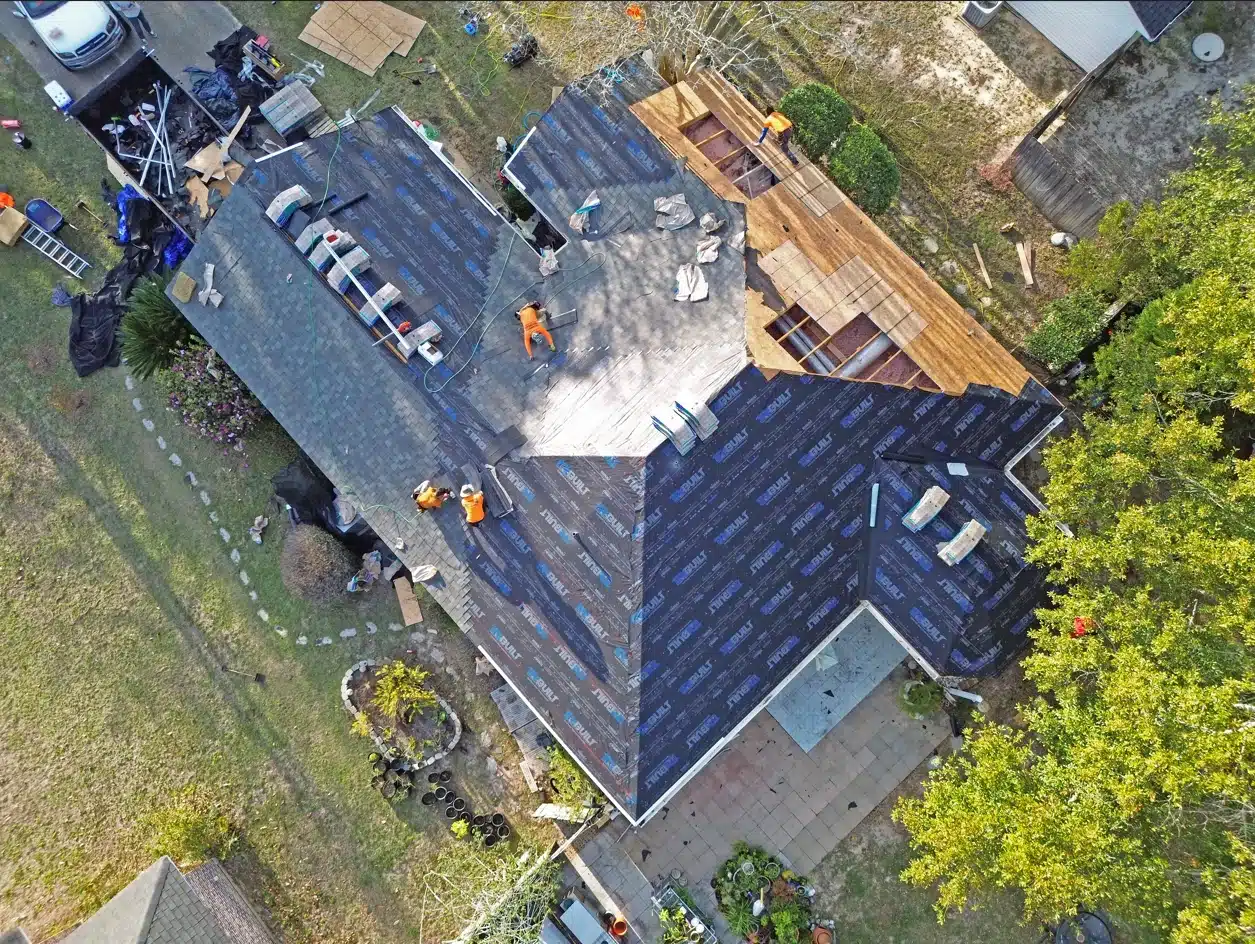 new roof installation