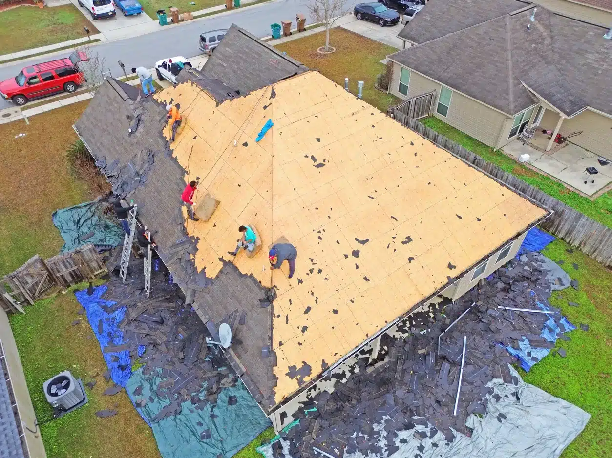 new roof installation