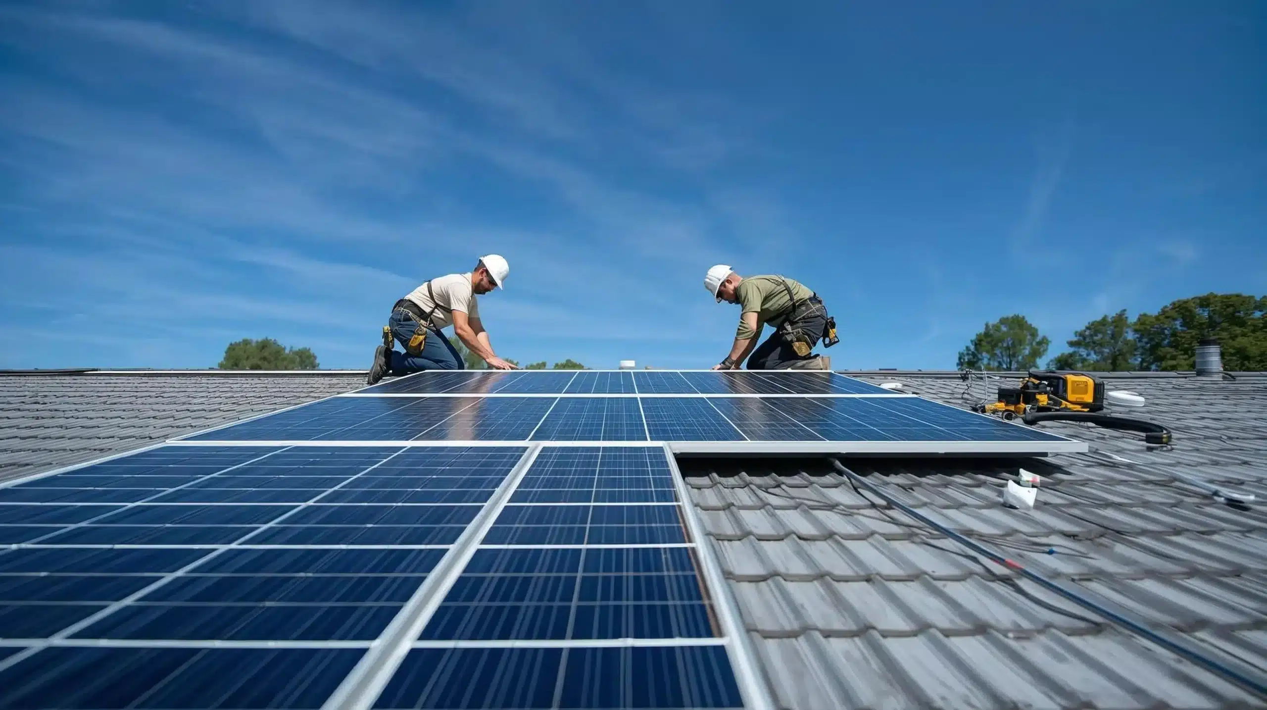 solar panel installation